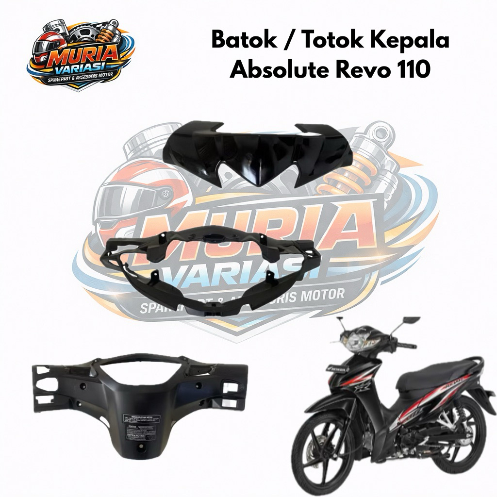 Batok Depan Totok Kepala Honda Absolute Revo 110 | Cover Lampu Depan Revo Absolut