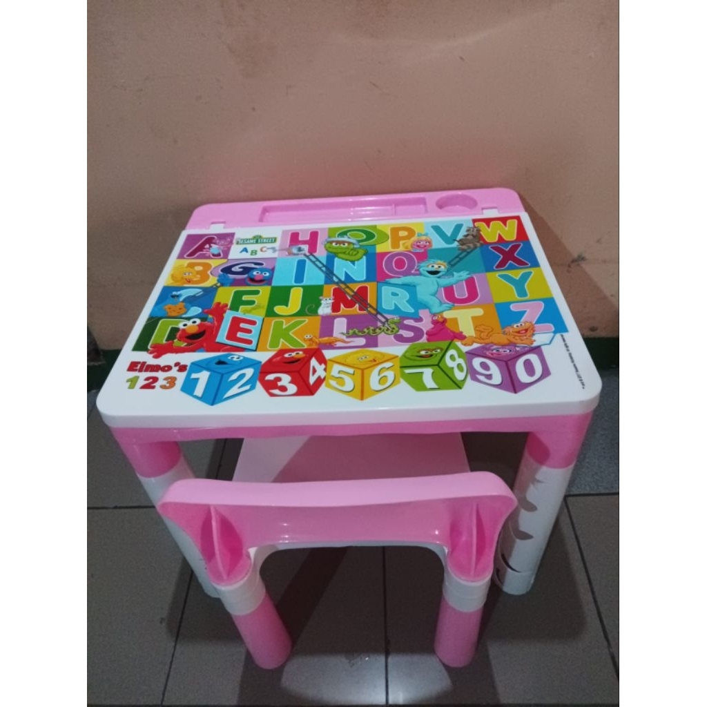 Kursi + Meja set anak Akako Lucu Gemas