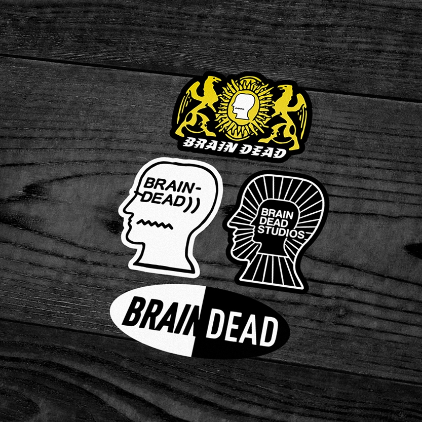 BRAIN DEAD - Sticker BRAIN DEAD / BRAIN DEAD STUDIOS (BOOTLEG)