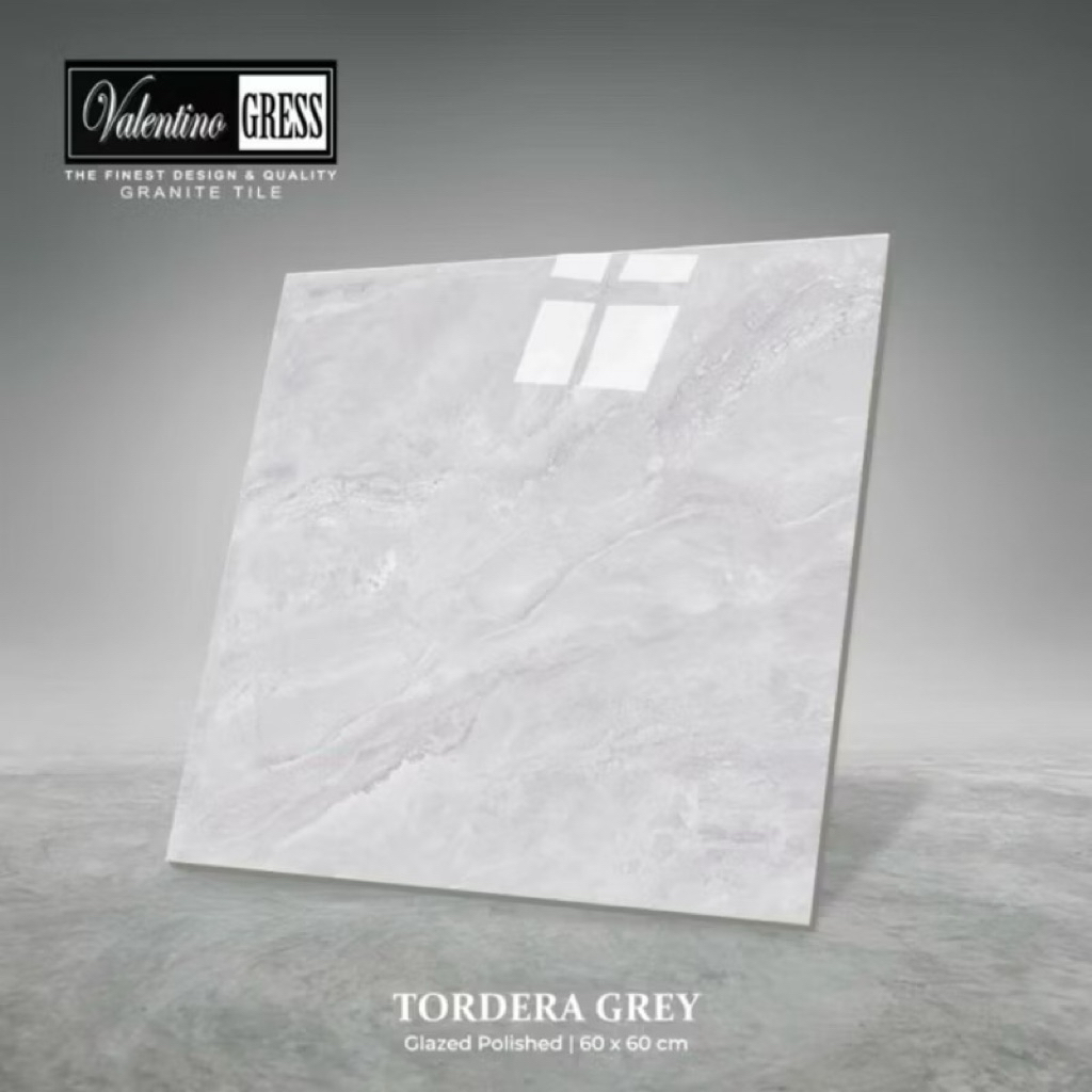 Granit 60x60 Valentino Gress Tordera Grey | Glazed Polished