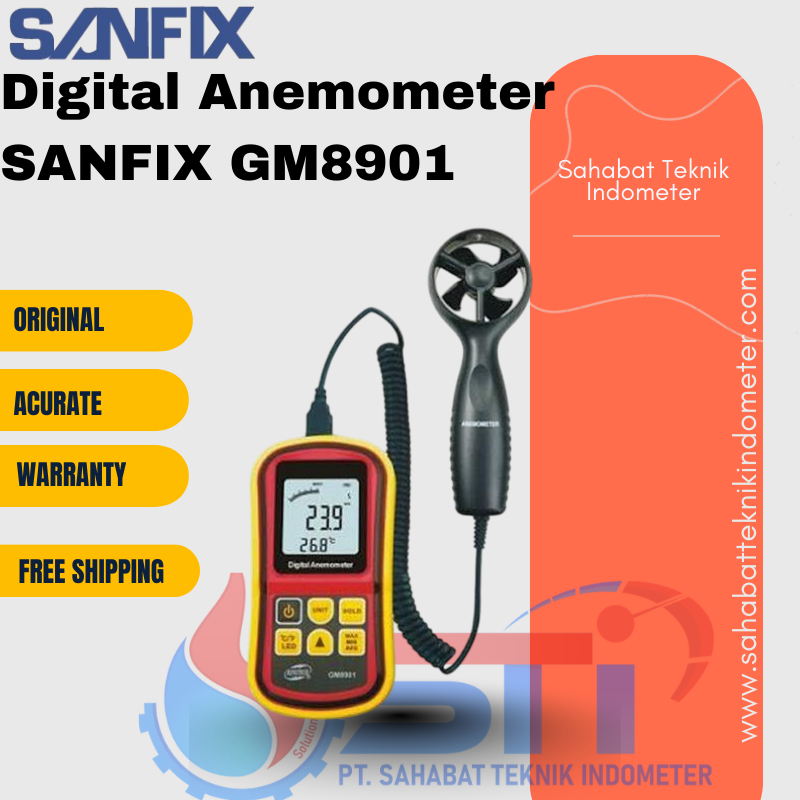 Digital Anemometer SANFIX GM8901