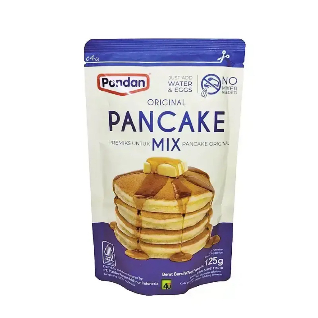 pondan pancake mix 125g - pondan premiks pancake - pondan premix pancake