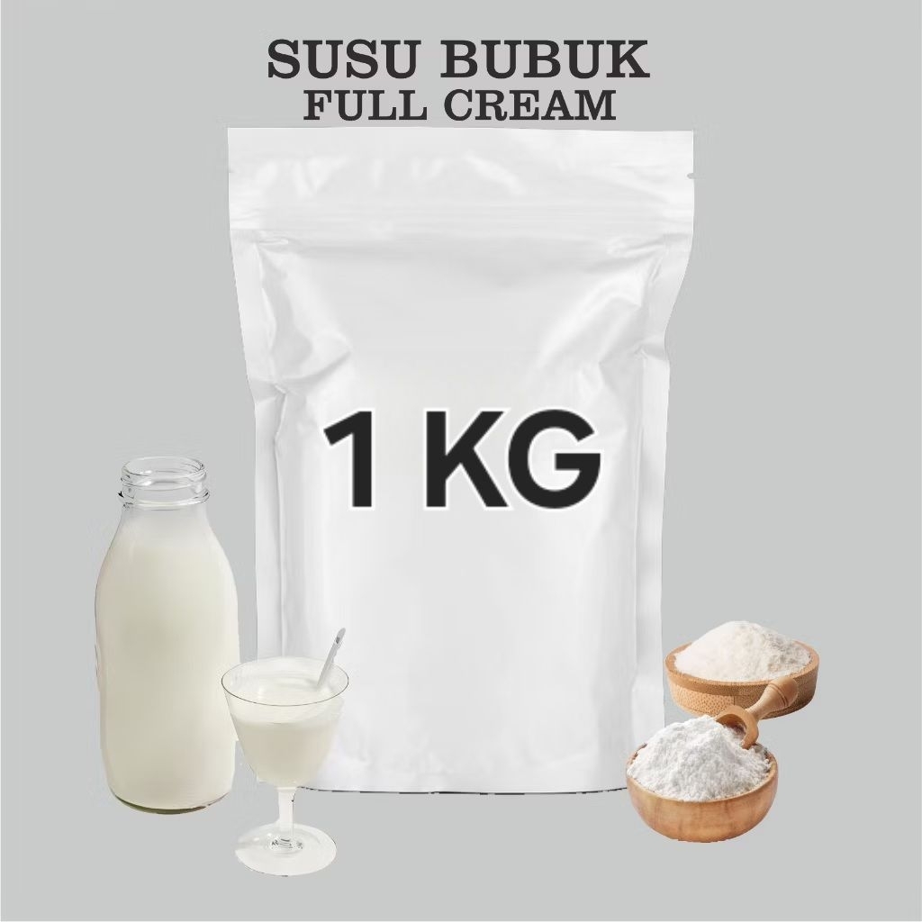 Susu Bubuk Full Cream Milk Powder 1 Kg Serbaguna Adonan Roti,Kue,Minuman