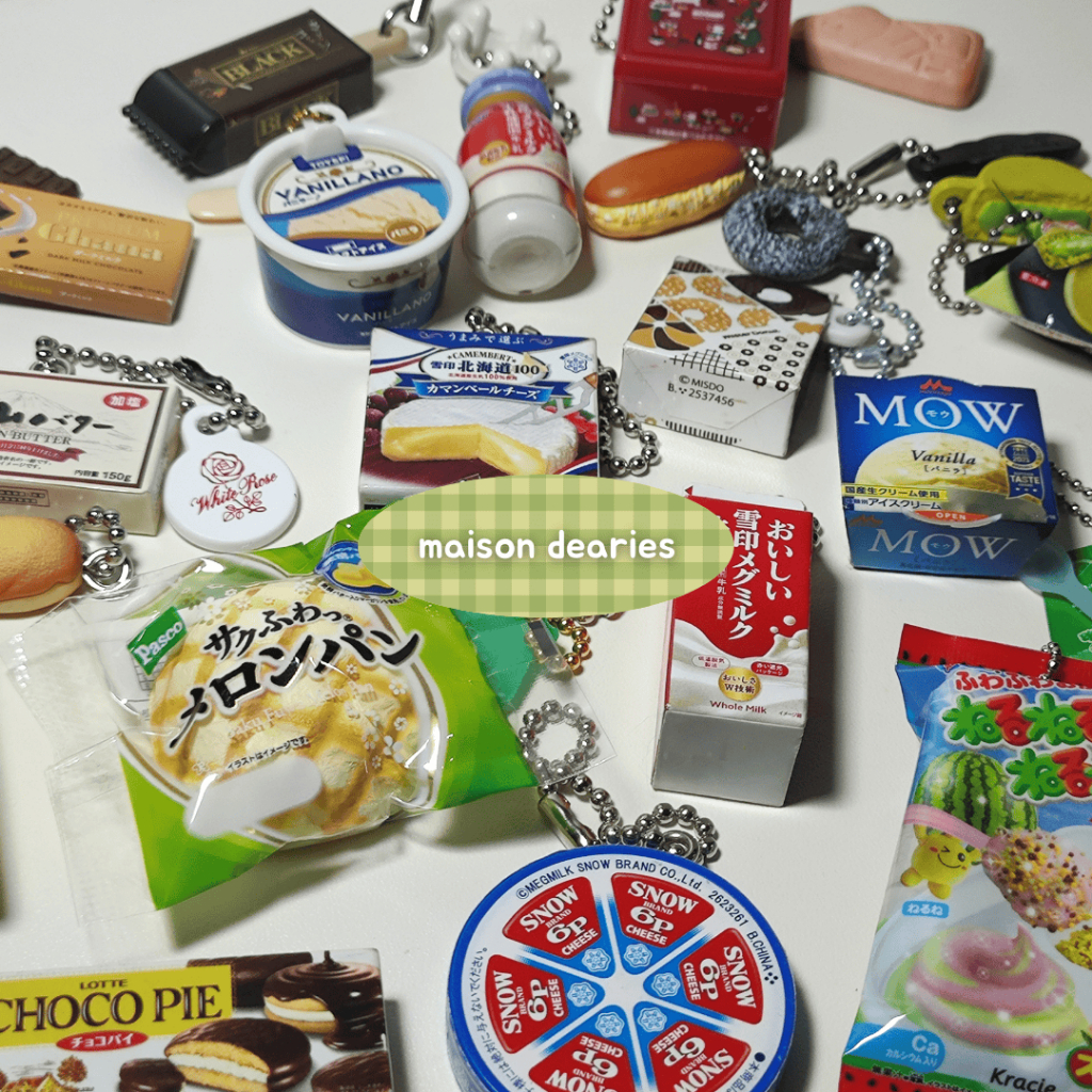 [READY/UPDATED 2 JAN'26] Various Japanese Food Sweets Trinkets Gotochi Keychain Gacha Squishy Keycha
