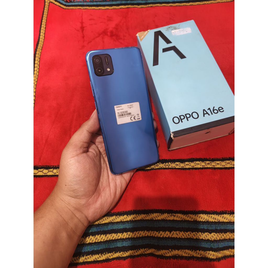 oppo a16e fulset lengkap ram 3gb 32gb garansi resmi indonesia hp bekas murah nett termurah
