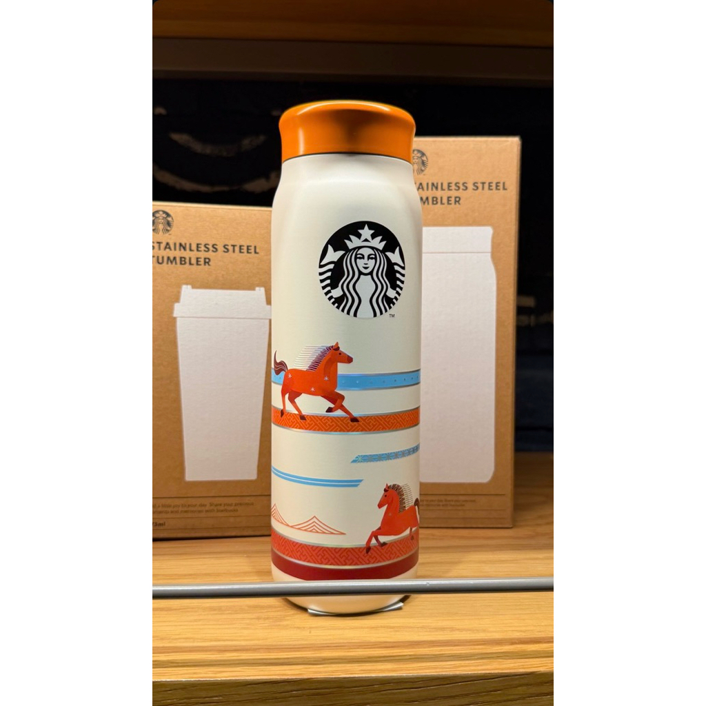 [ORIGINAL] Starbucks SS 20oz Tumbler Year of Horse Series Korea 2026