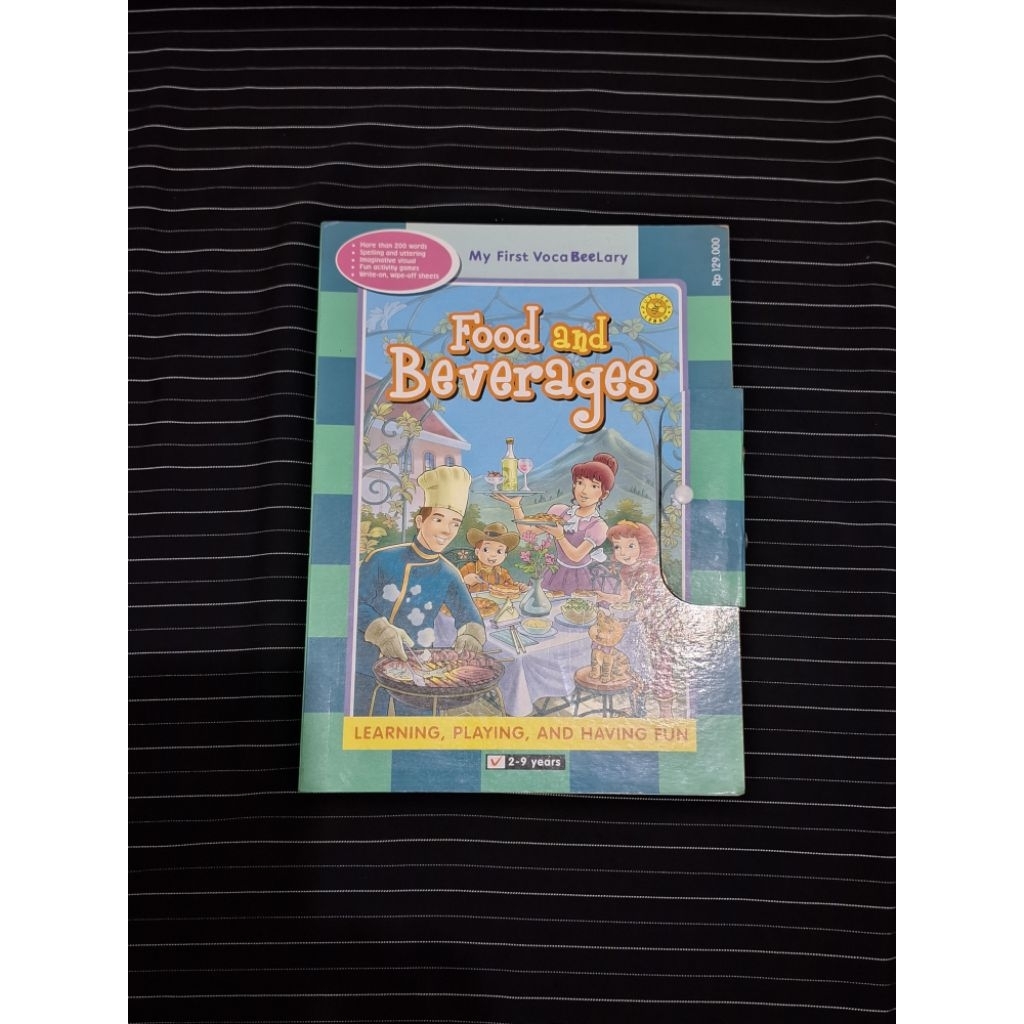 Buku Anak My first voca beelary - Food and beverage