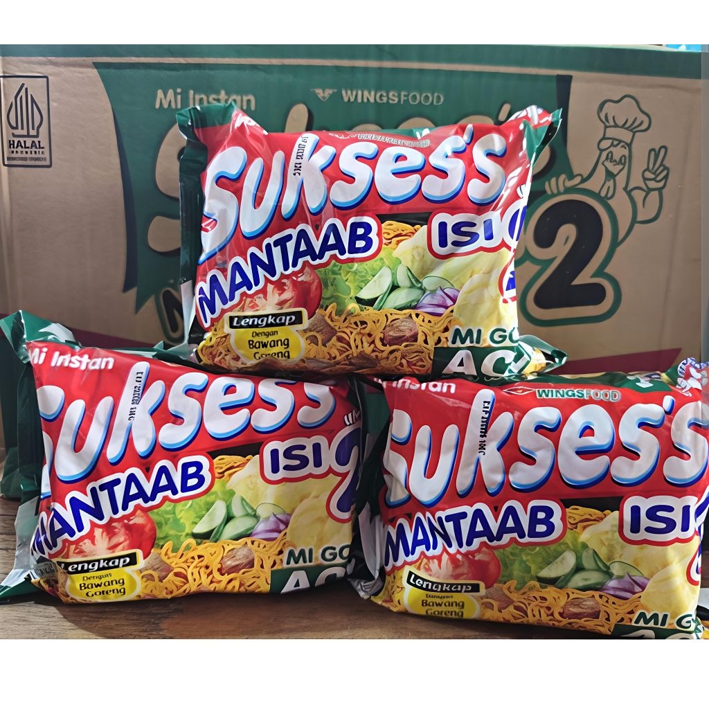 mie sukses isi 2 rasa mie Aceh 3 bungkus