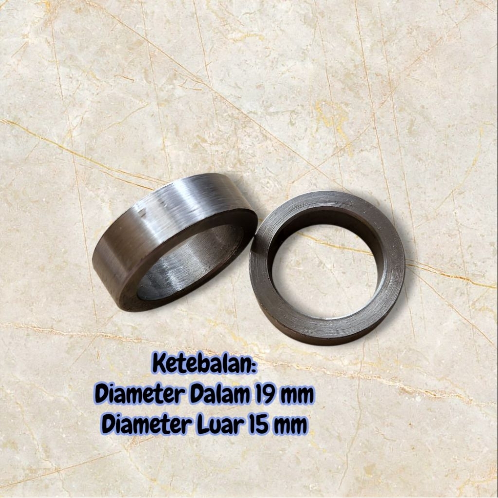 Ring As Besi Diameter Luar 19 Mili Diameter Dalam 15 Mili