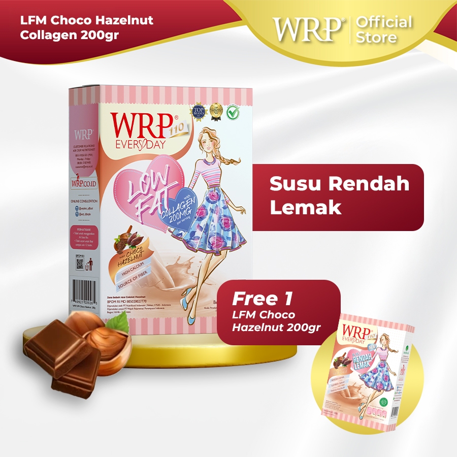 WRP Low Fat Milk Chocolate Hazelnut Collagen Free Low Fat Milk Chocolate Hazelnut