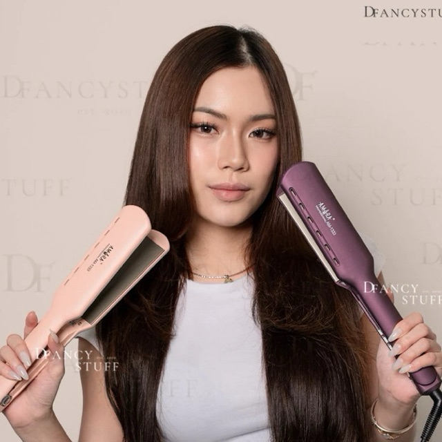 Catokan AMARA 1333 Plat Lebar Pelurus & Pengeriting Rambut Professional Catok Ionik Amara Salon