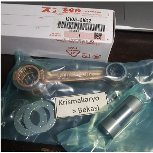 Stang Seher Satria 2 tak Hiu 2t Lumba Ori Stang Piston Japan 2tak Suzuki