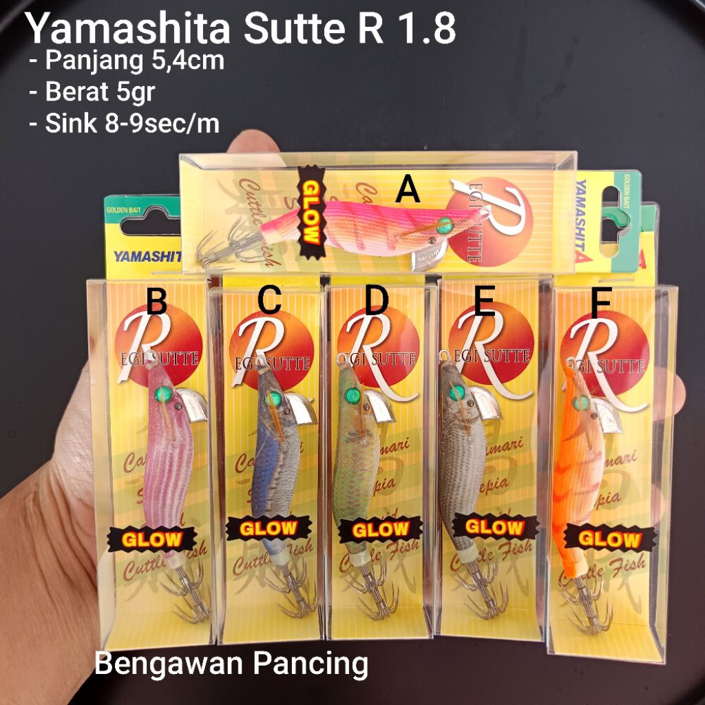 Yamashita Sutte R 1.8 – Lure Cumi Umpan Egi Squid Jig Original
