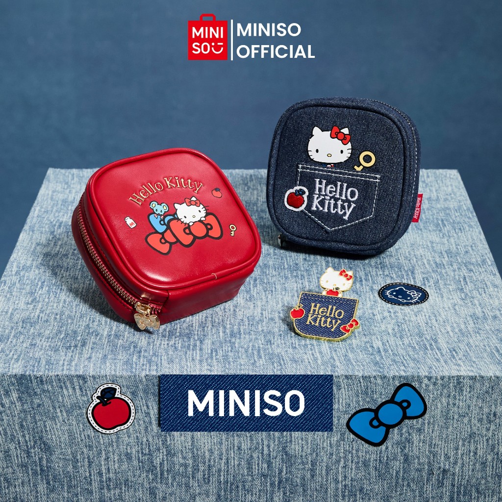 MINISO X Hello Kitty Classic Series Multifunctional Coin Purse Dompet Koin Multifungsi Lucu Karakter