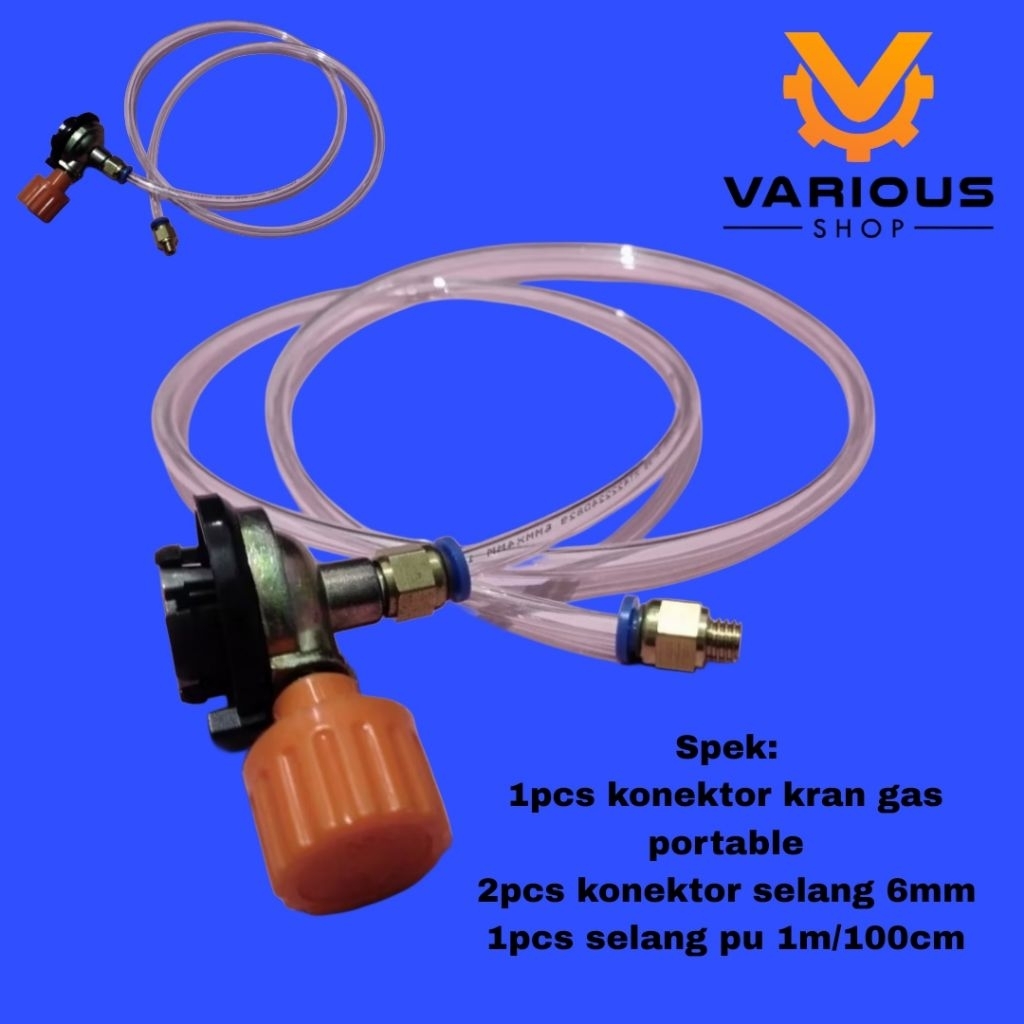 Alat Isi Ulang Gas Kaleng Reffil Isi Ulang Gas Kaleng Portable Tampa REGULATOR