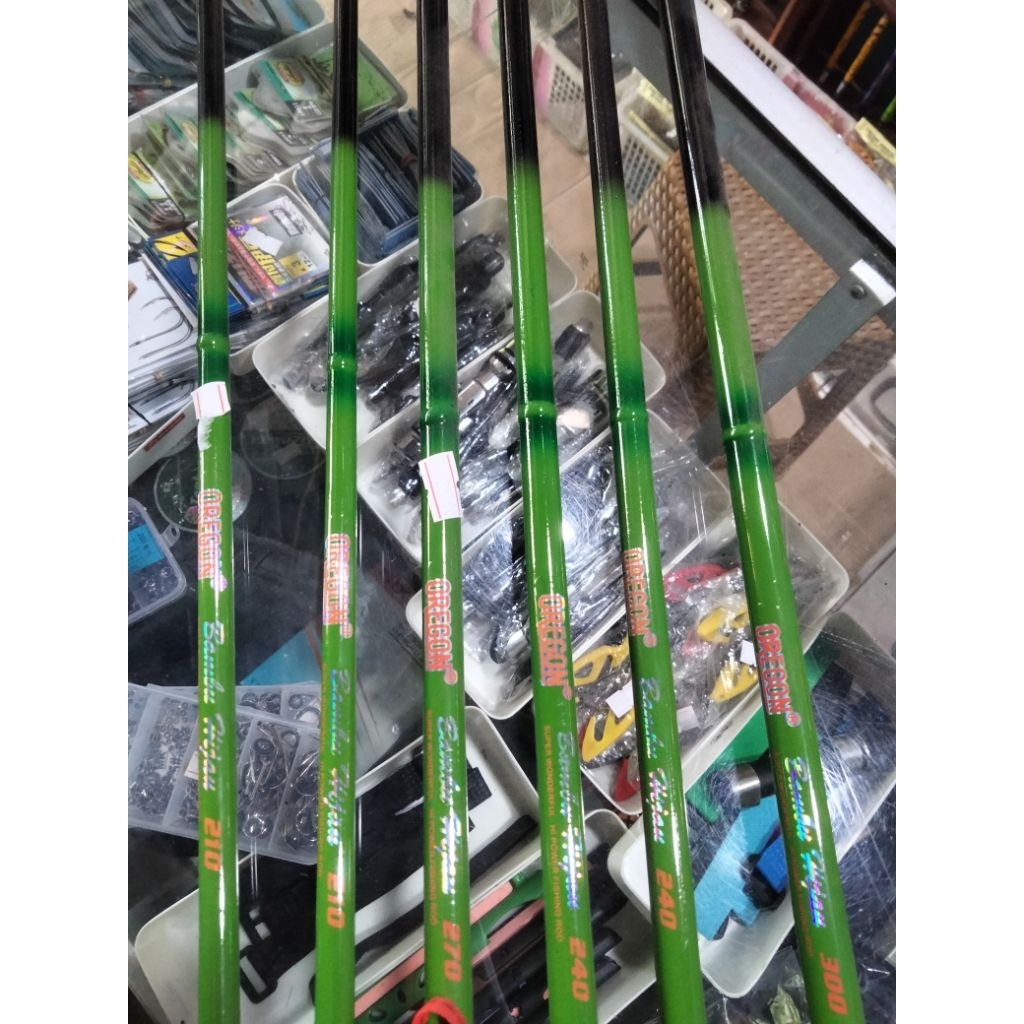 TEGEK OREGON BAMBU HIJAU 210 SAMPAI 300 TEGEK ANAK MURAH KUAT RINGAN