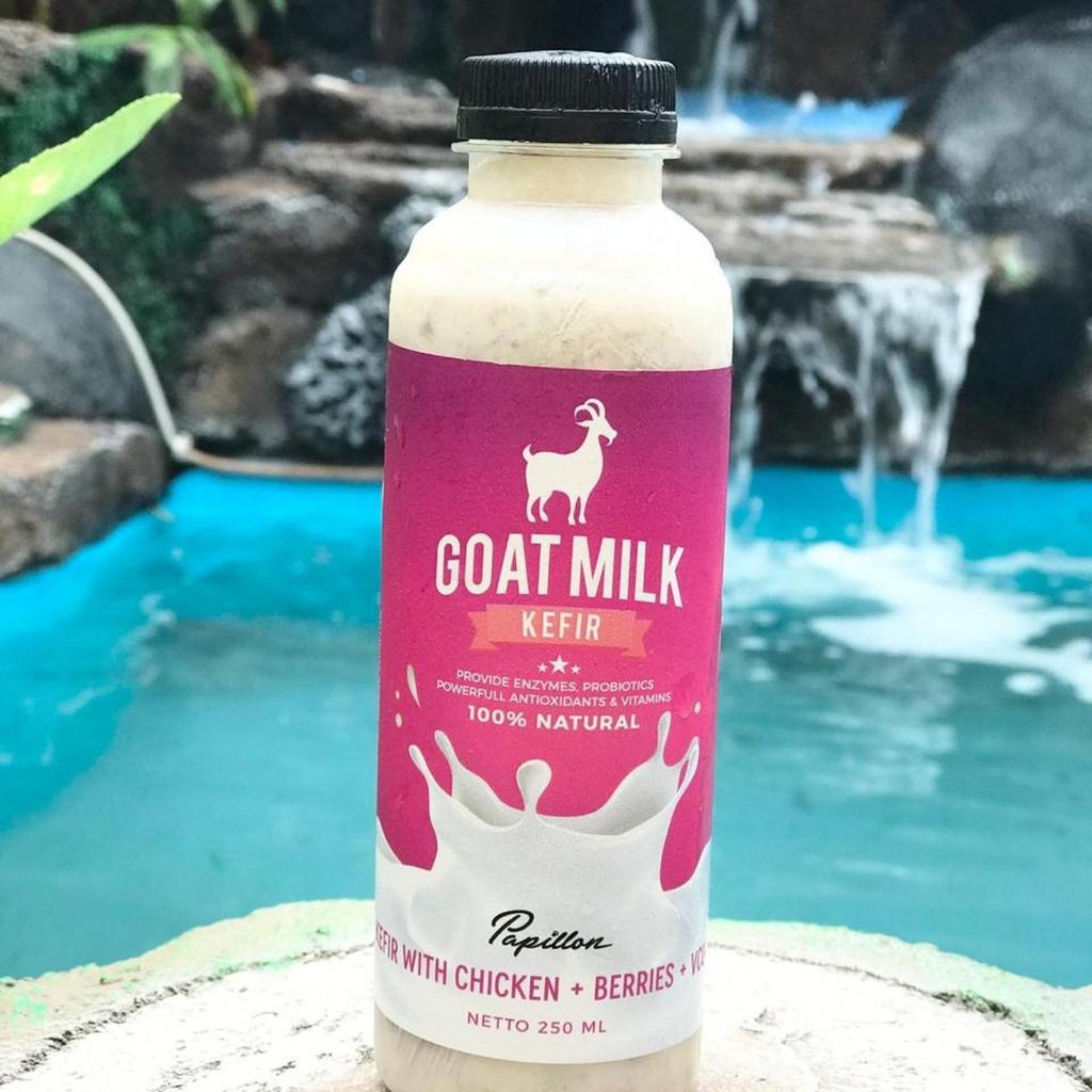 Papillon Susu Kambing + Kefir 250 ml / Susu Kambing Mentah Khusus Anjing