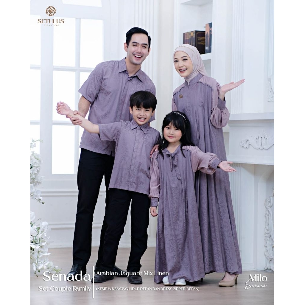 Senada Couple Family Lebaran Baju Couple Keluarga Baju Pasangan Lebaran by Tulus Signature