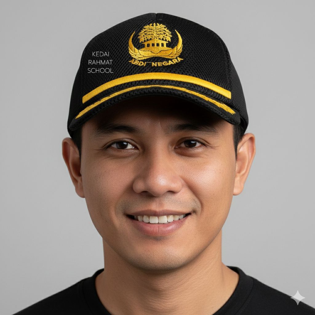 Topi Korpri PGRI Golongan 1 2 3 PDH PNS ASN Dinas Guru Bahan Jaring Double Mesh