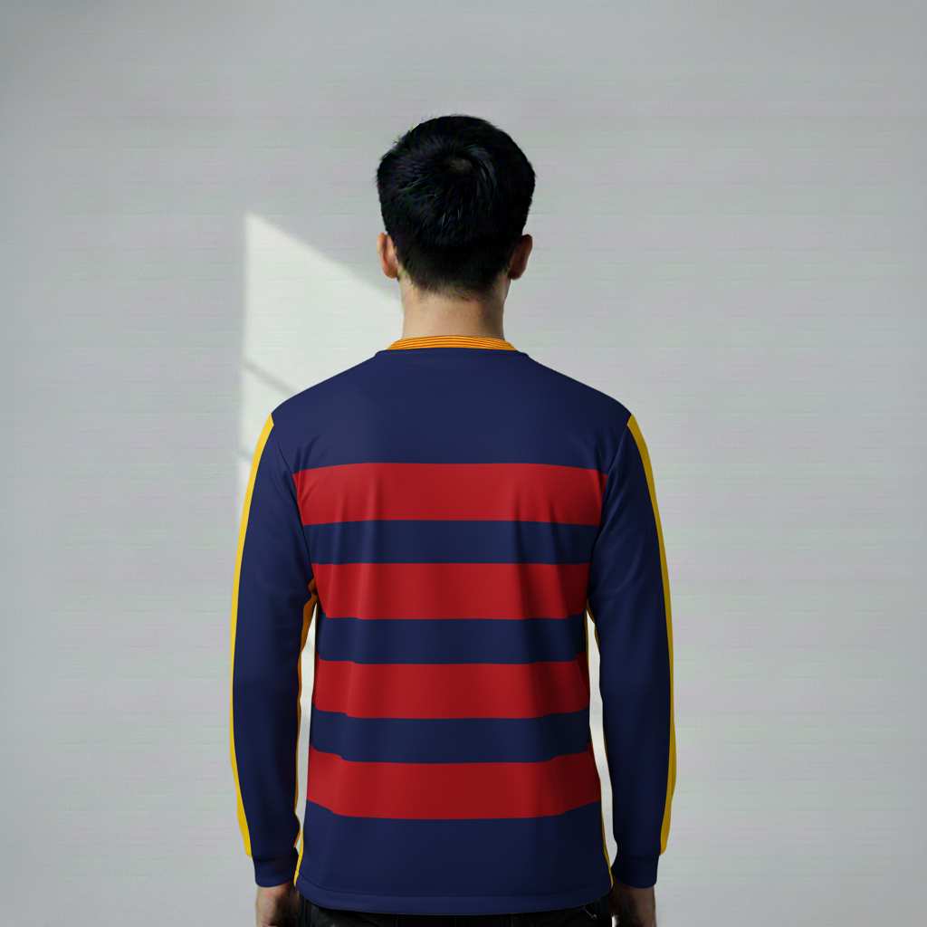 ATHLETIC SPORTWEAR - Jersey Vintage Bola Fantasy Barcelona Home 2015-16 Fullprinting Casual - Atasan