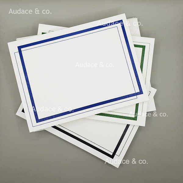 9 pcs/set kartu & amplop kartu ucapan kosong custom nama "Frame" personalisasi custom nama