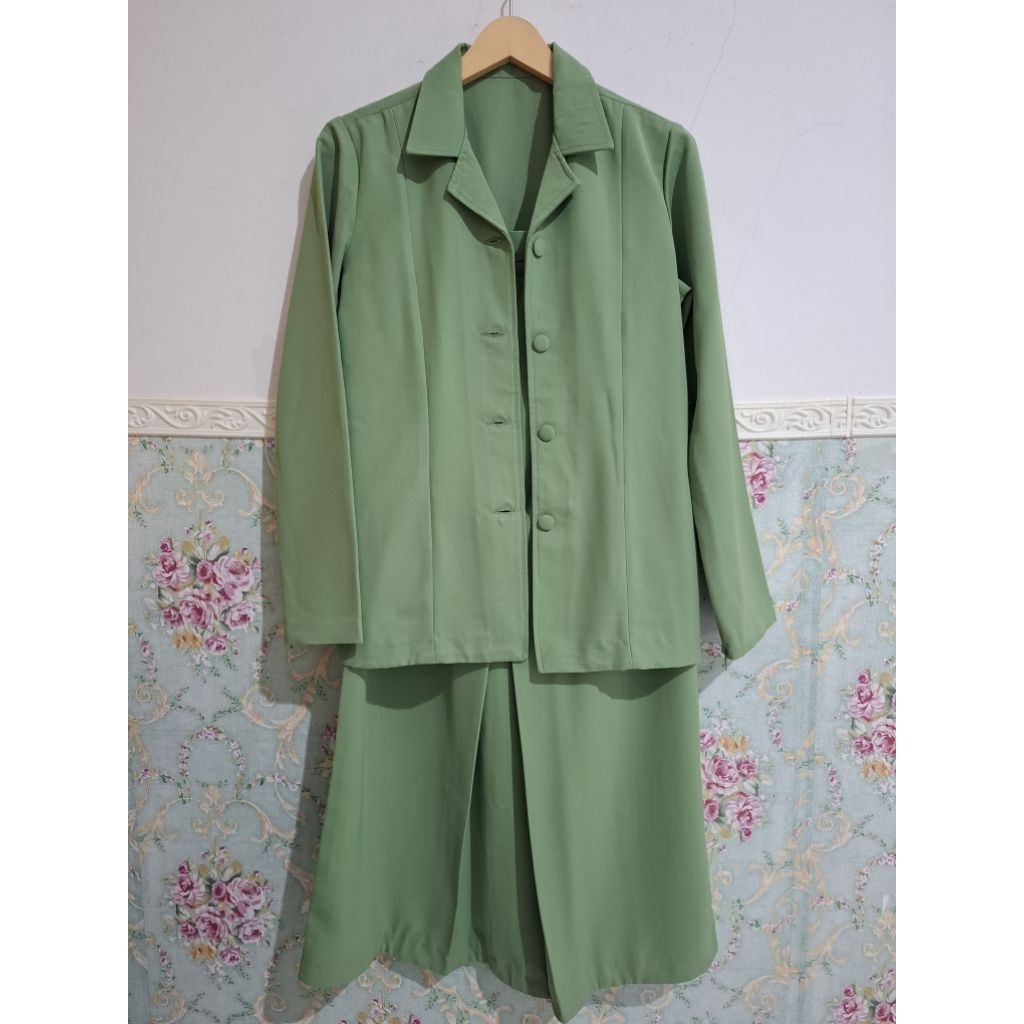 Baju PSH Persit bhn Sritex uk L 1 Set Hijab (PL)