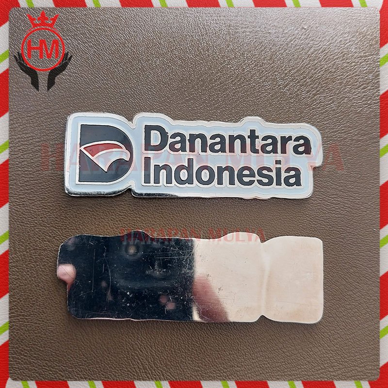 Pin Bros Logo Danantara Indonesia Putih - Harapan Mulya