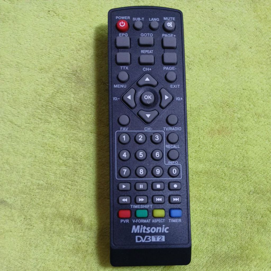 remote mitsonic DV3 T2 SET TOBOX