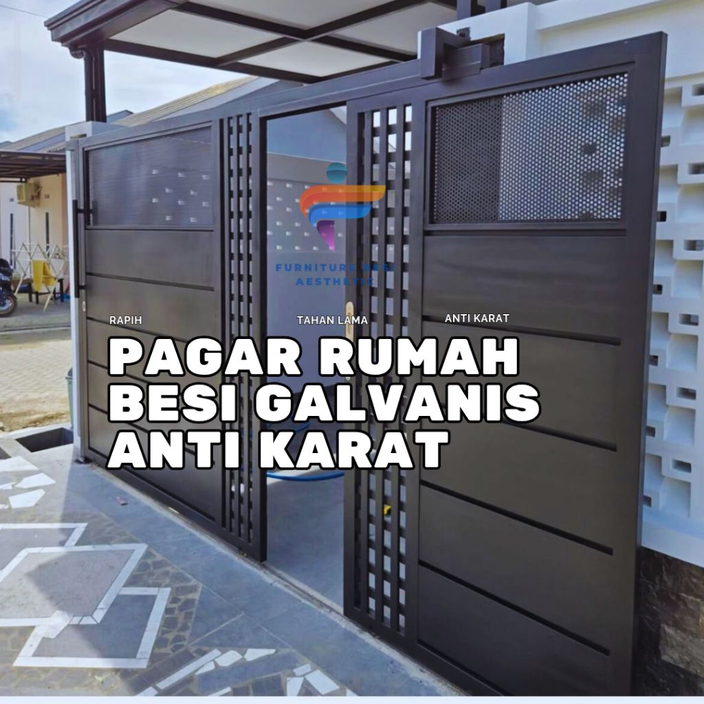Gerbang Rumah Minimalis | Pagar Rumah Minimalis Modern | Pagar Besi