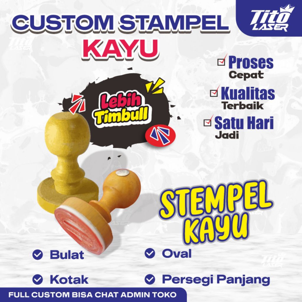 Bentuk Bulat_CETAK CUSTOM STEMPEL KAYU MURAH, TERSEDIA BERBAGAI UKURAN BESAR DAN KECIL,STAMPEL EKONO