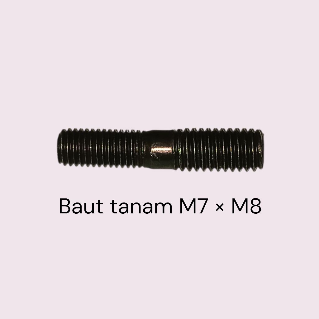 Baut Tanam Knalpot M7 × M8 Oversize Tiger, Vario, Beat Fi, Verza, Megapro