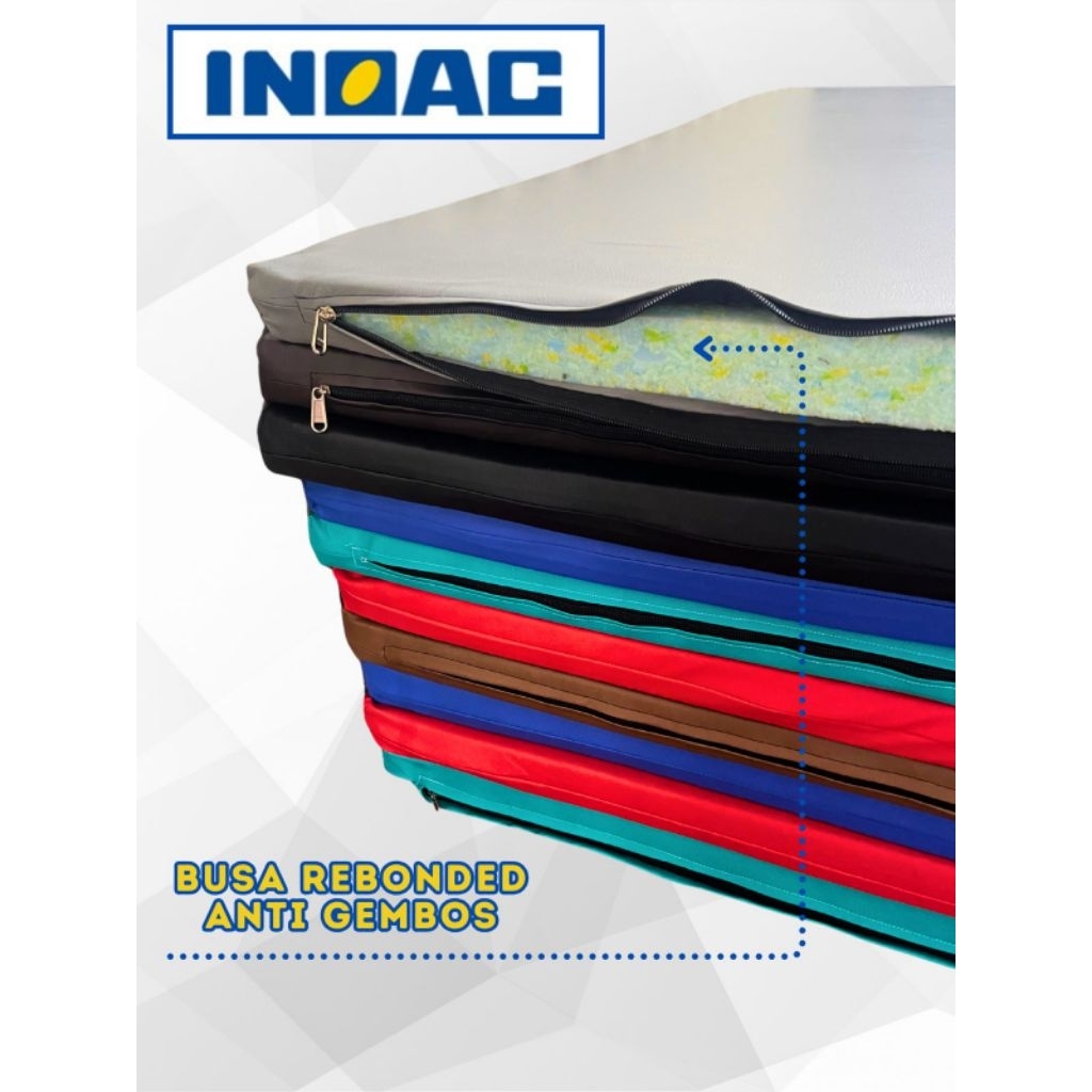 INOAC Kasur Anti Air / Waterproof OSCAR / Kasur Kain Kulit Kasur Busa D 55 / Density 55  Rebonded Or