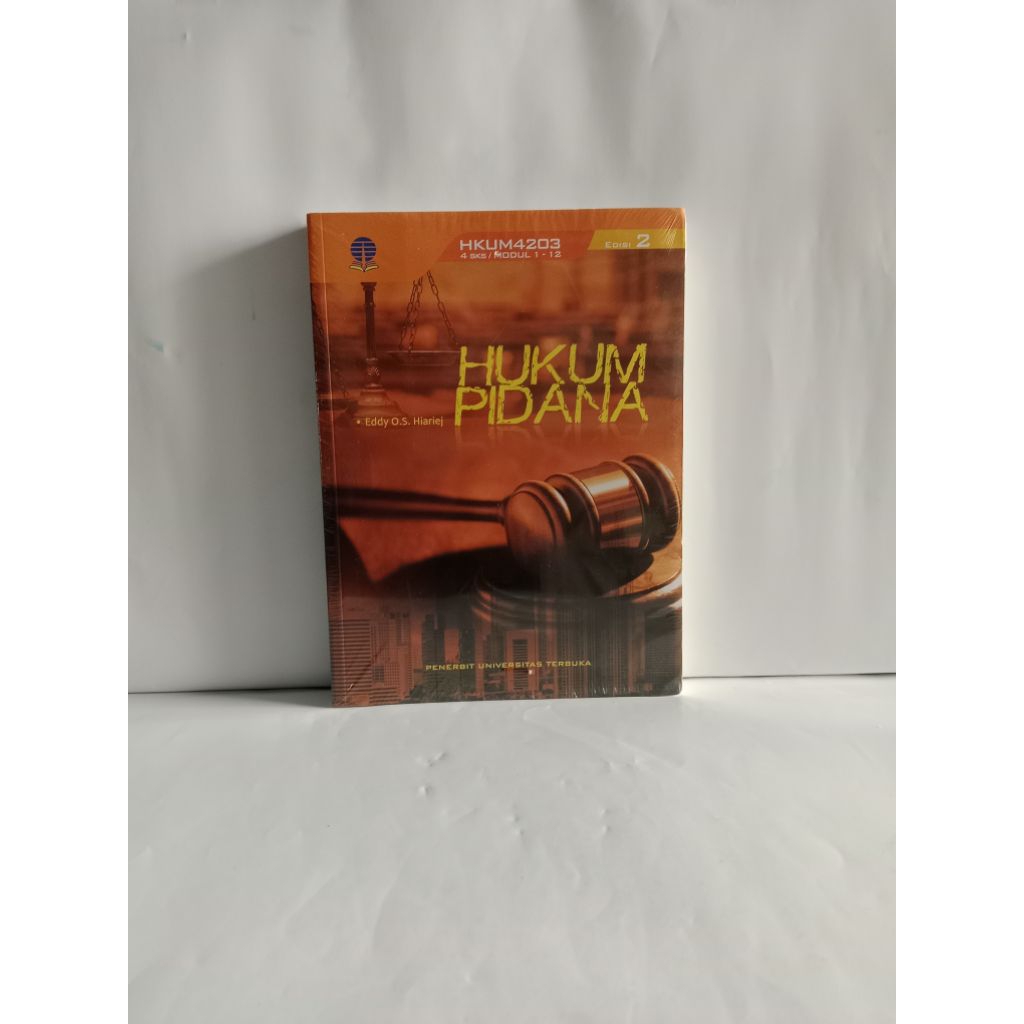 BUKU ORIGINAL HUKUM PIDANA HKUM 4203 4SKS/MODUL 1-12 oleh Eddy O. S. Hiariej