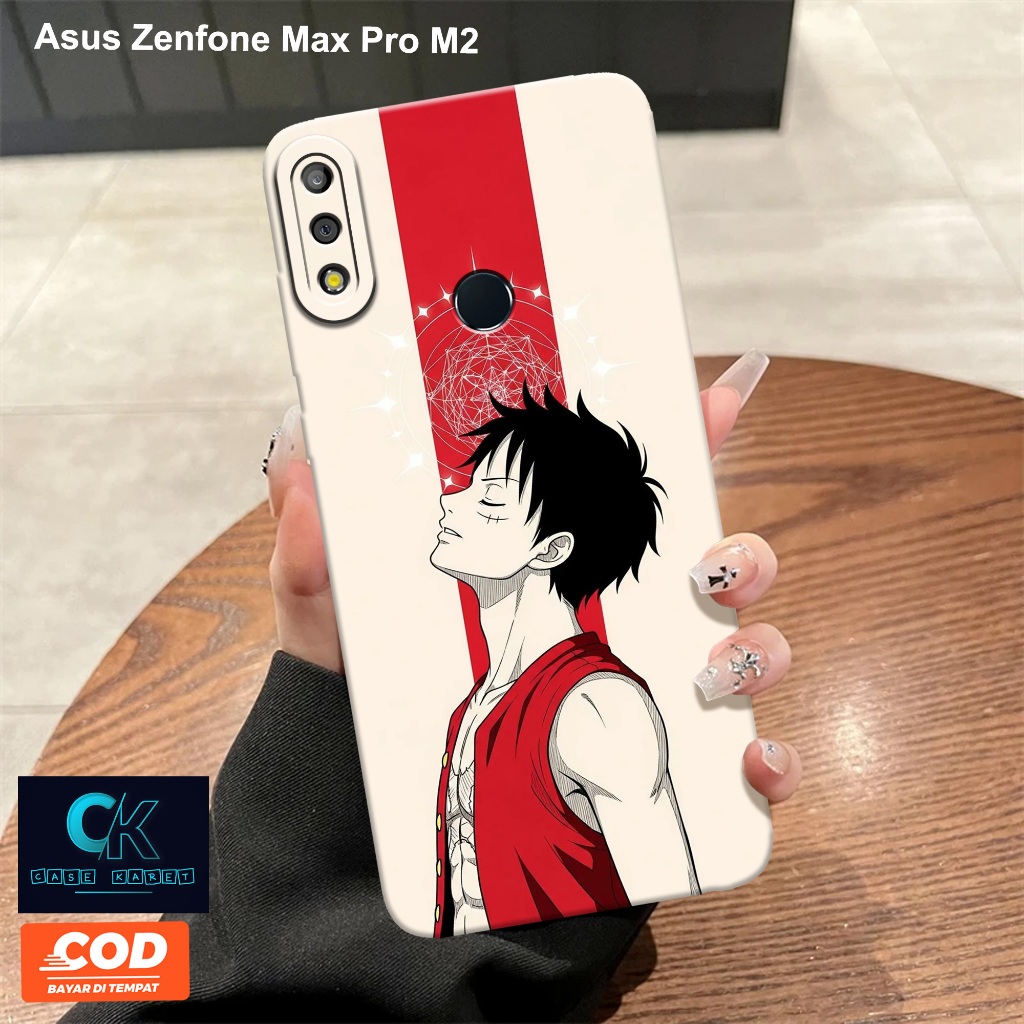 Case Asus Zenfone Max Pro M2 - Casing Anime - Softcase Candy Case Full Color 3D Silikon TPU