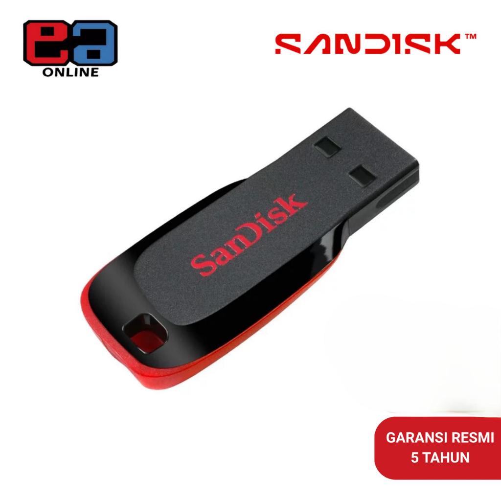 SanDisk CZ50 Cruzer Blade 8GB / 16GB / 32GB / 64GB / 128GB USB 2.0 - Flashdisk / Flash Drive