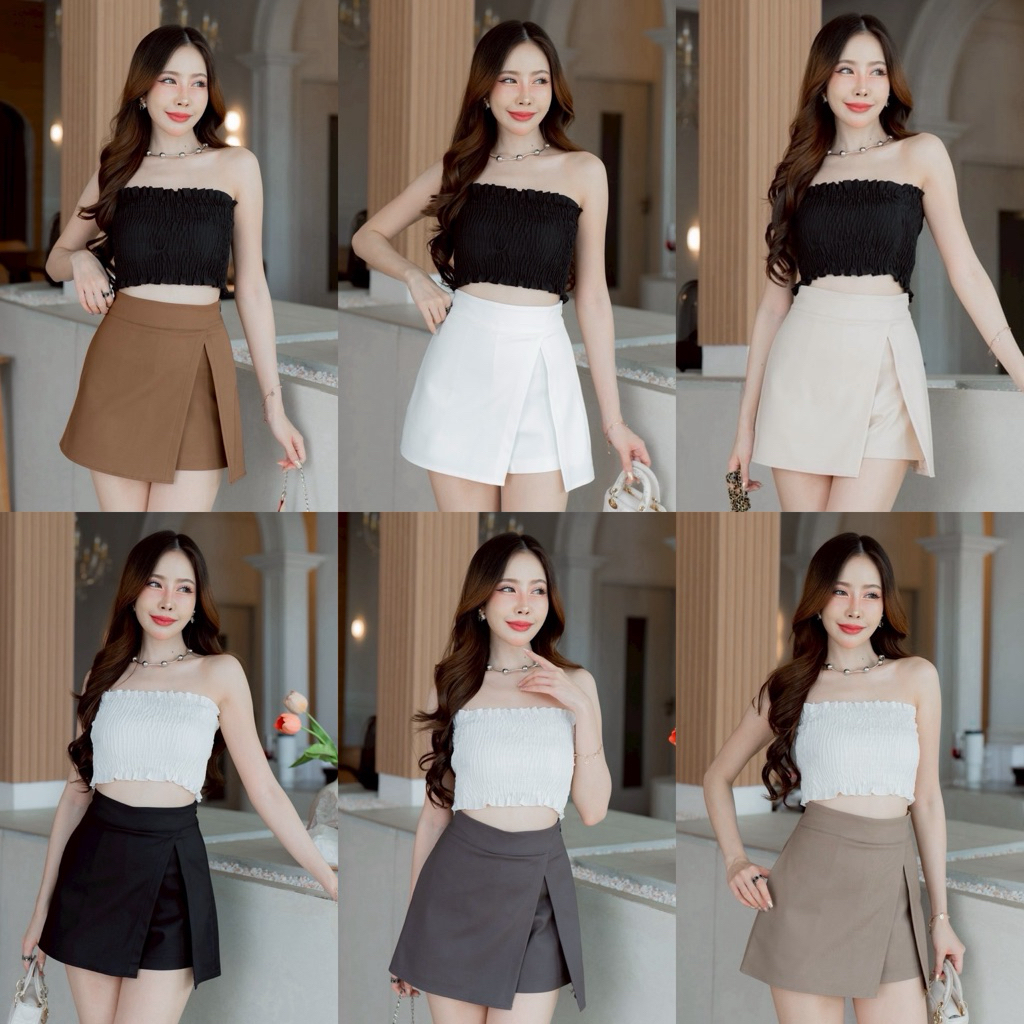 READYSTOCK BW-34 ZASSY HW SKORT BEWRY BKK / CELANA ROK BEWRY