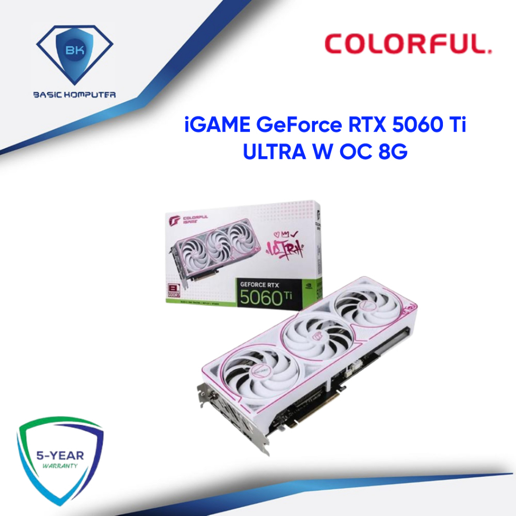 VGA COLORFUL iGAME GEFORCE RTX 5060 Ti ULTRA W OC 8GB-V RTX 5060Ti