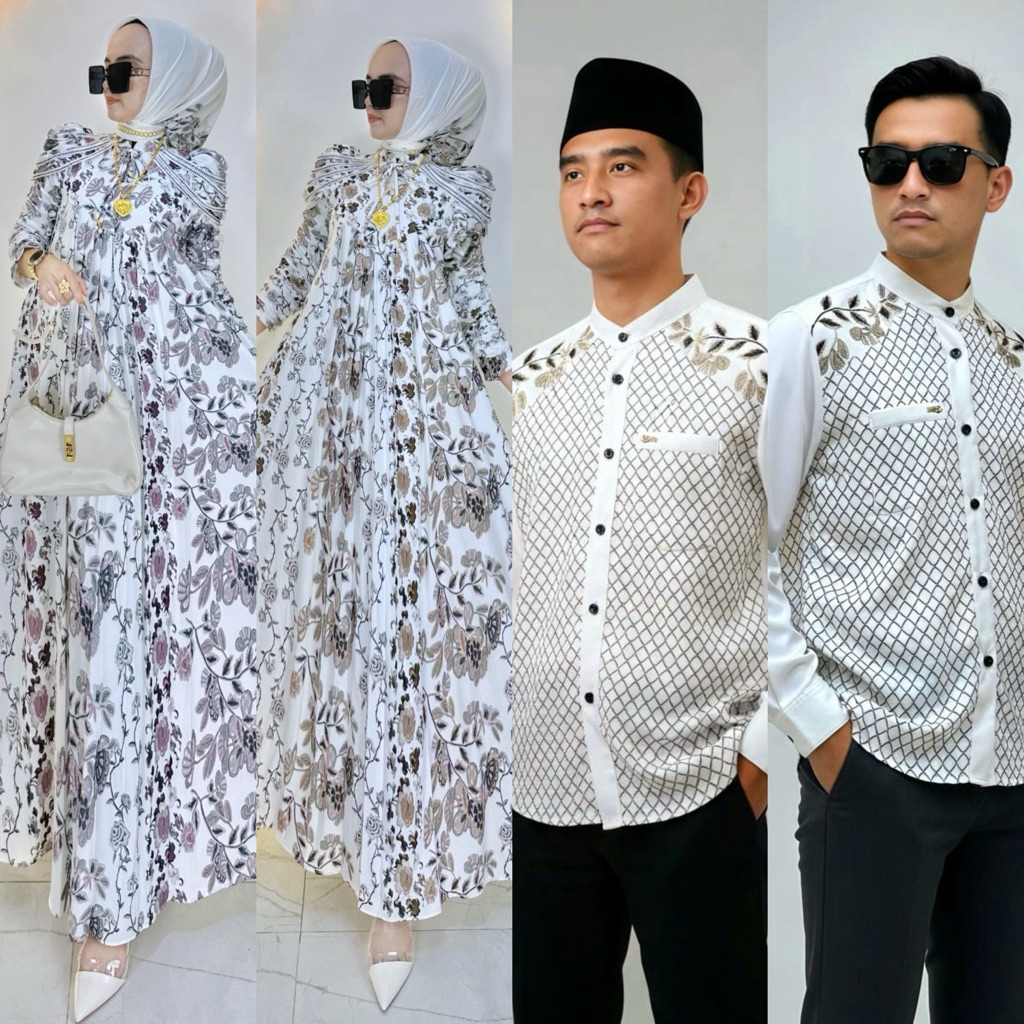 SHR NEWREADY GAMIS COUPLE ROMEO DAN JULETGAMIS COUPLE LEBARAN