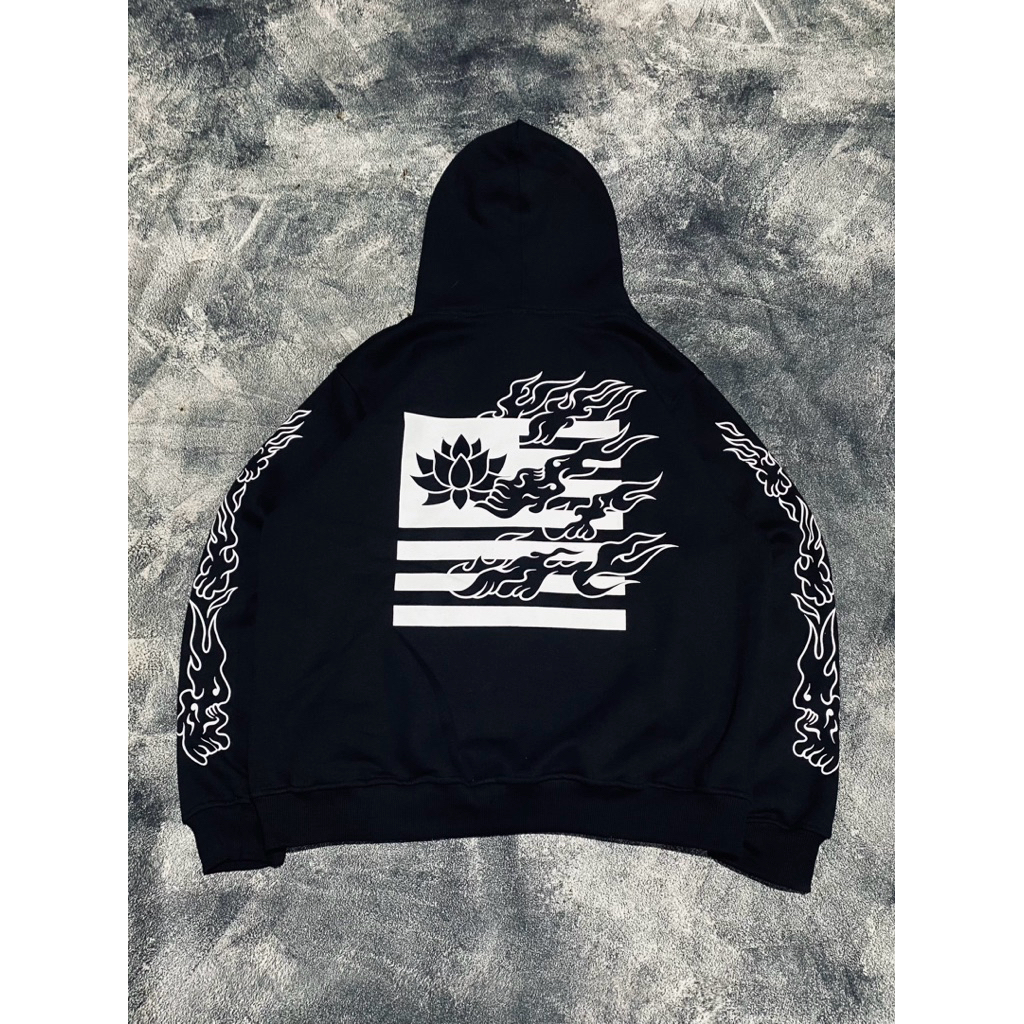 HODIE PSHT LOTUS STATE FLAME (100% CATTON FLECCE 310GSM /PLASTISOL INK