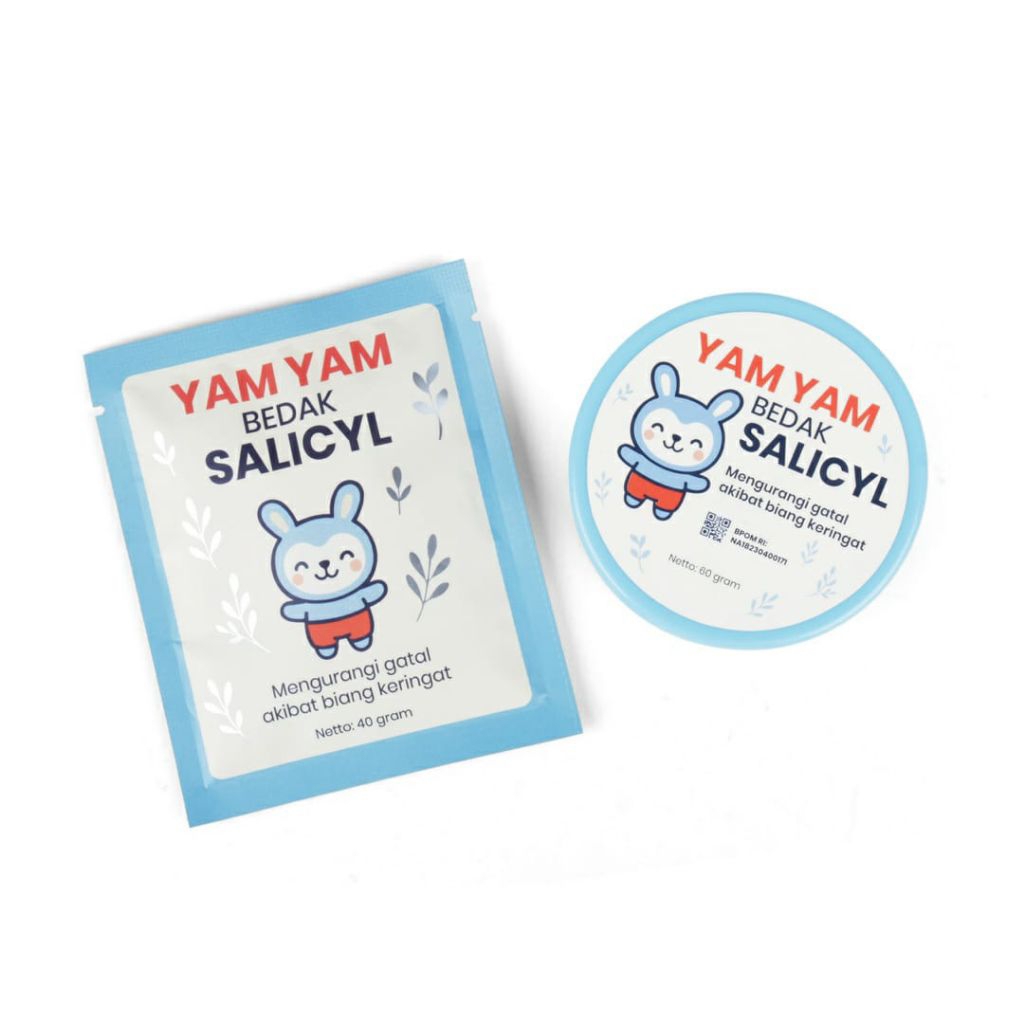 [ Kemasan Baru ] Bedak Talk Salicyl Yam Yam Sachet/Botol 100%Original Ruam Kulit Gatal Gatal dan Lec
