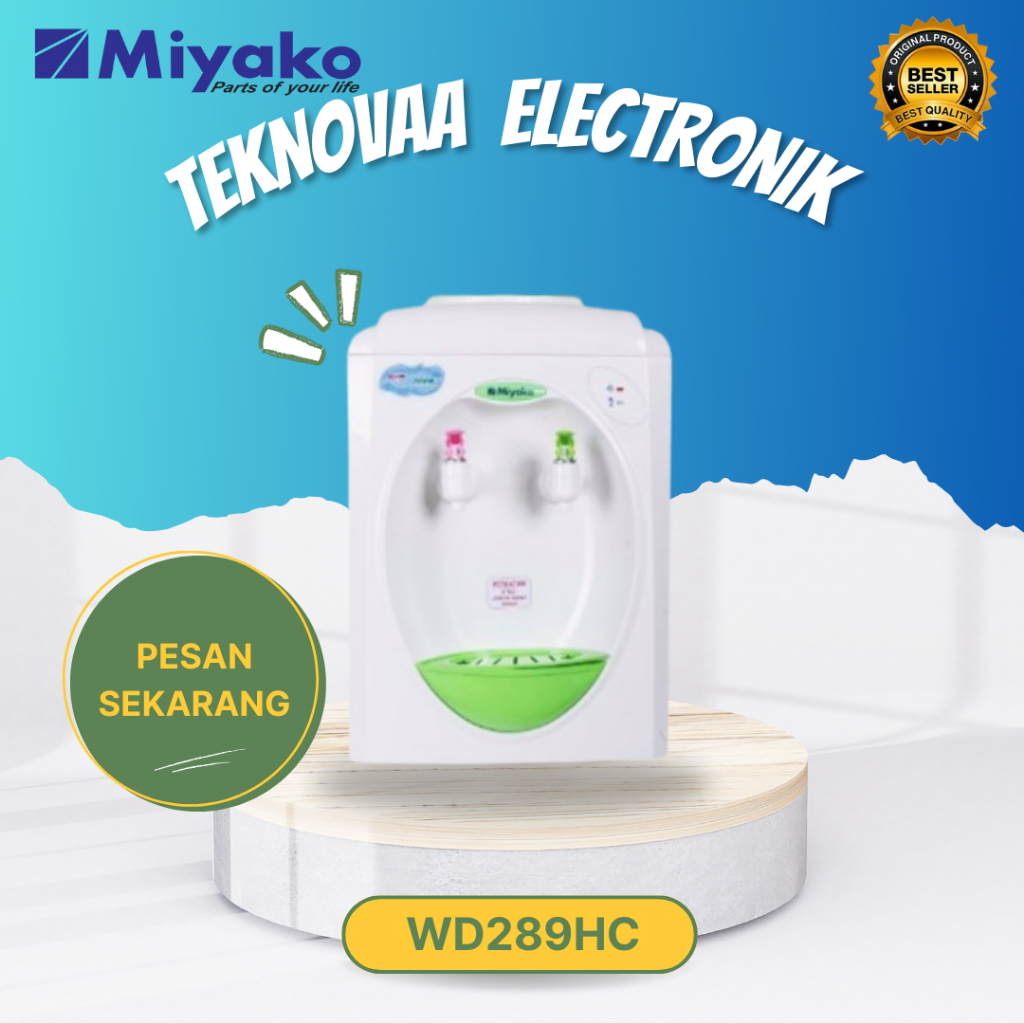 MIYAKO DISPENSER GALON ATAS WD-289HC/WD289HC/WD289 HC/WD 289HC/WD-289 HC/WD 289 HC/ORIGINAL GARANSI