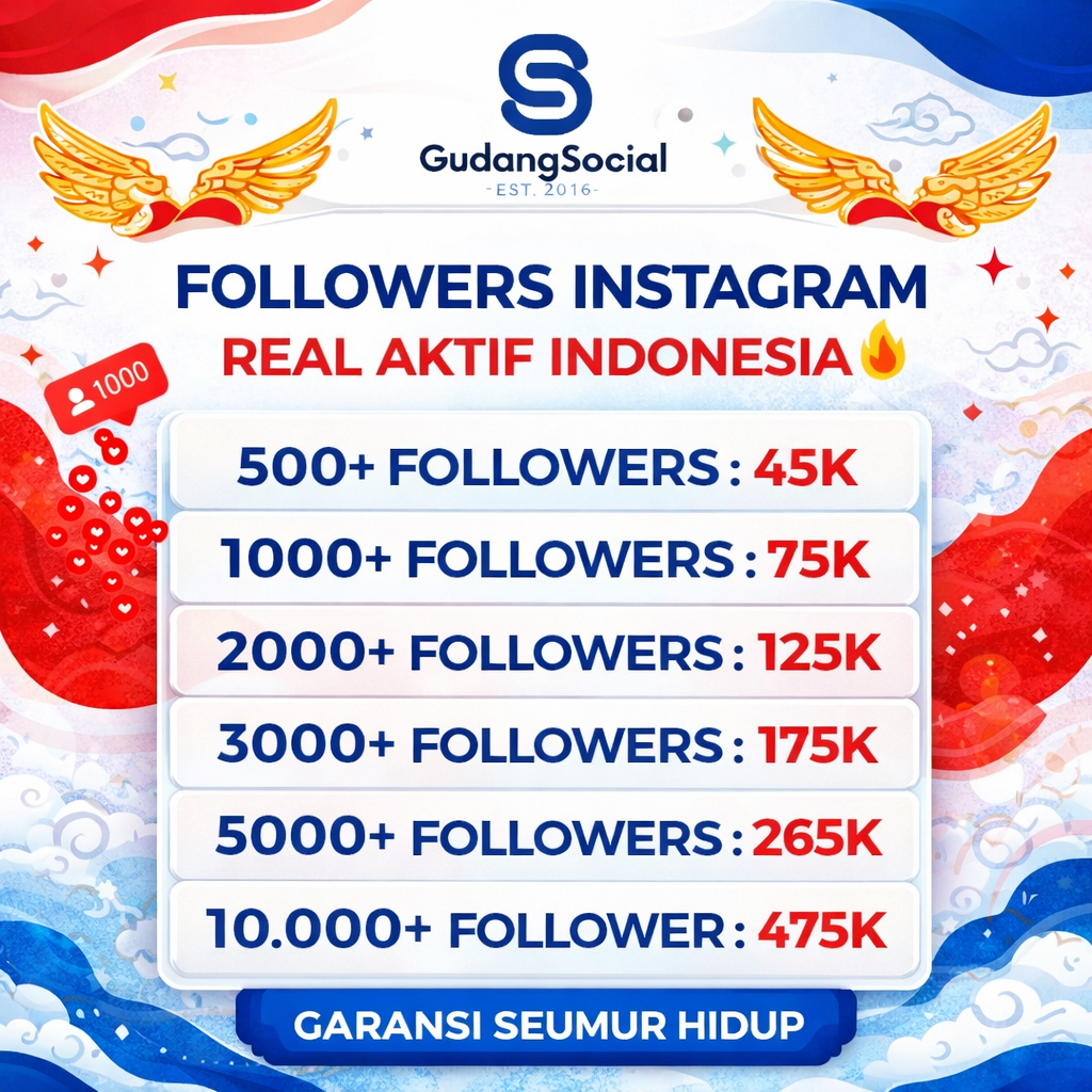 (Promo) Followers Instagram || Tiktok Permanen