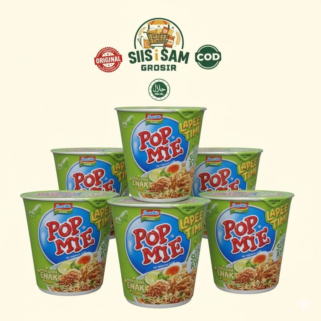 POP MIE  BESAR 1 DUS ISI 24 PCS | POP MIE GORENG ISI 12 PCS