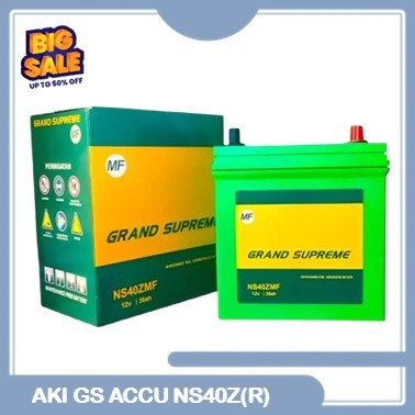 AKI ACCU KERING NS40Z(R) AKI MOBIL GS GRAND SUPREME Avanza, Xenia, Rush, Grand Max, Carry (KHUSUS PU