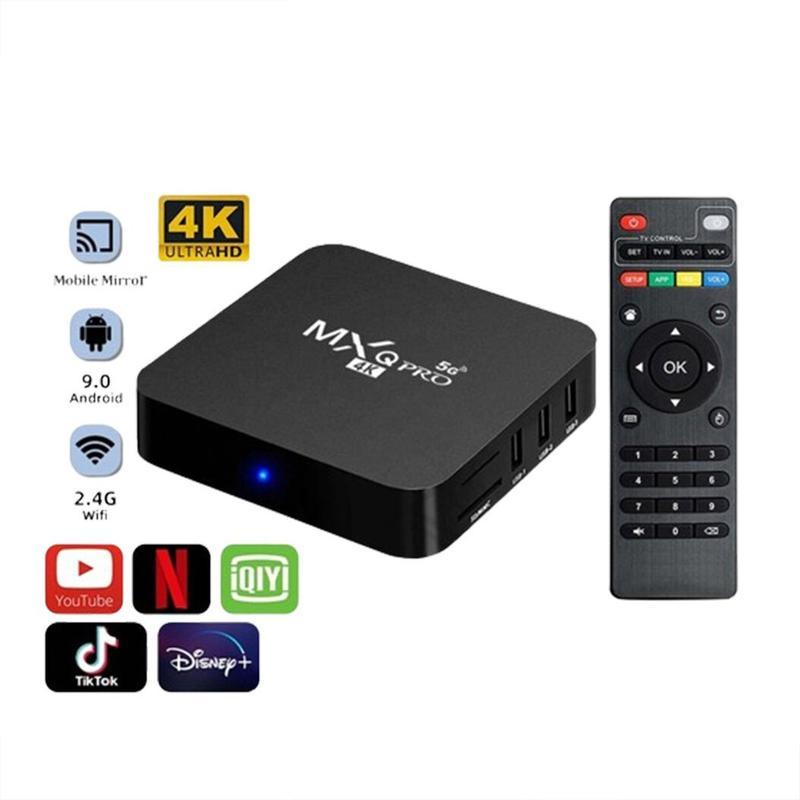 Android Tv Box MXQ Pro Android 13.0 os 2.4G WIFI 8gb/128gb,16gb Ram 256gb Rom STB 4K Smart TV Box