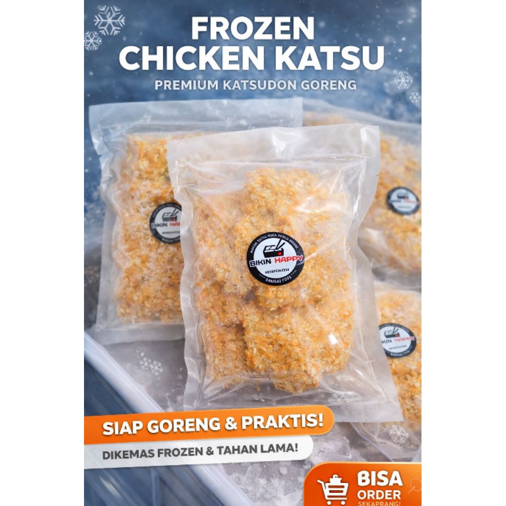Frozen chicken katsu