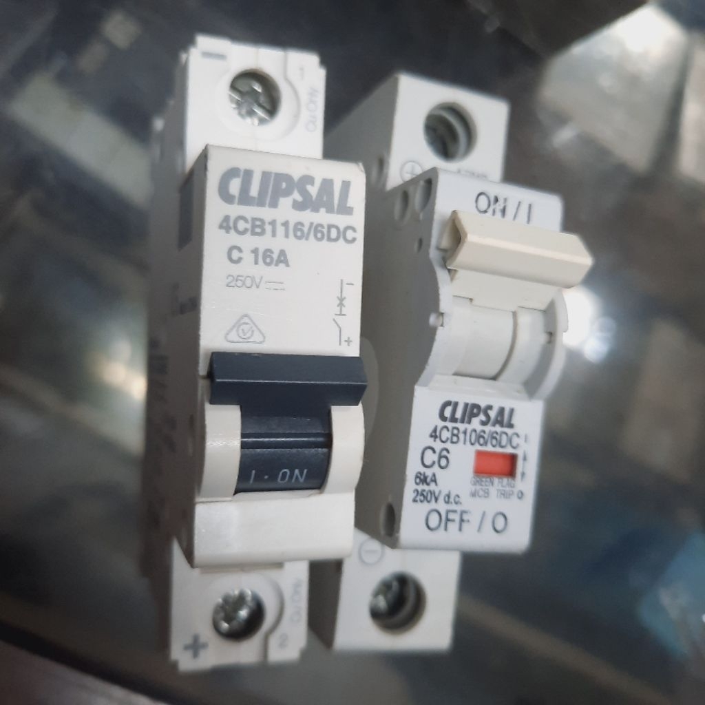 mcb dc 1p  6a 16a mcb clipsal 6a 16a dc 1phase mcb dc 1phase