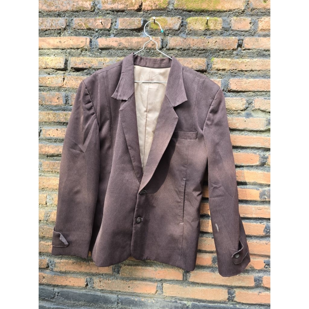 Preloved Jas Coklat Tua Pria (warna lebih tua dari foto)