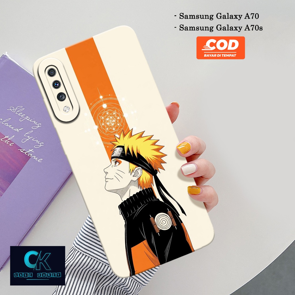 Case Samsung Galaxy A70 / A70s - Casing Anime - Softcase Candy Case Full Color 3D Silikon TPU