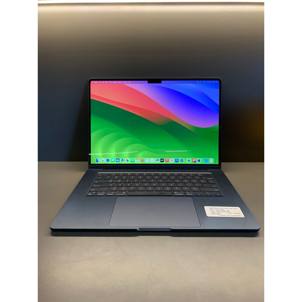 Macbook Air 15 Inch M2 2022 Chip Apple M2 8GB 256GB